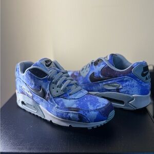 Nike Air Max Blue and Black Sneakers